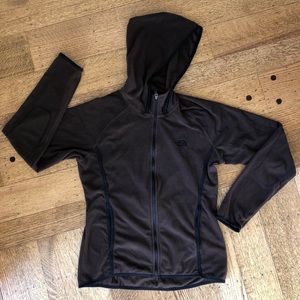 North Face Sz S Hooded Full Zip TKA100 Fleece, EUC